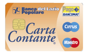 Carta di Debito Conto Pro Banca Popolare del Lazio